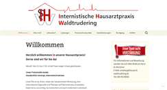 Desktop Screenshot of hausarzt-waldtrudering.com